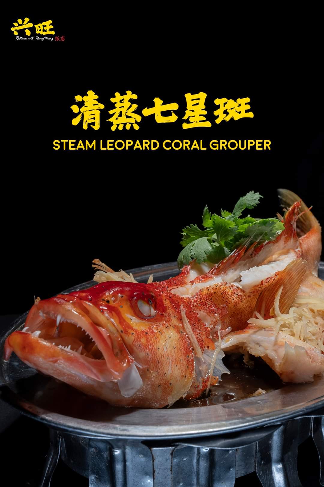 Steamed Leopard Coral Grouper